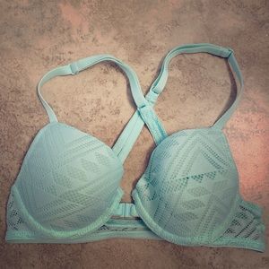 Mint Lace Bra